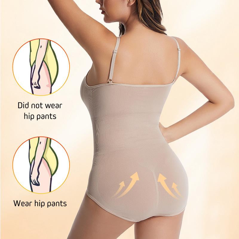 Body Shaping Crotch Buttoned Suspenders Underwear Tights