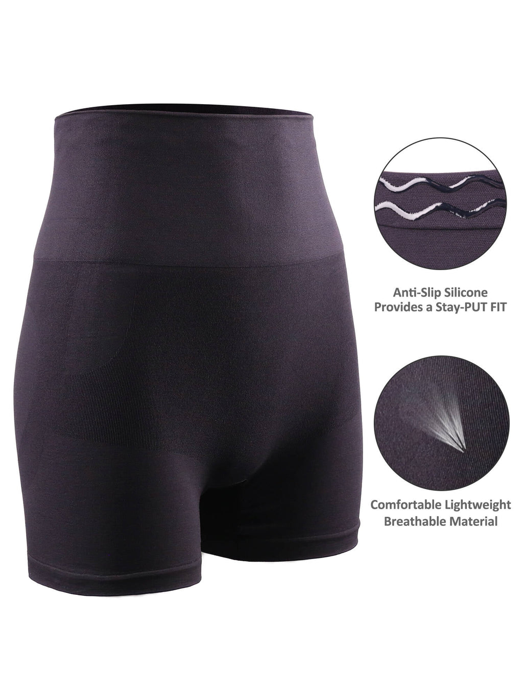 Women'S High-Waist Seamless Body Shaper Briefs Firm Tummy Control Slimming Shapewear Panties Girdle Shaper Shorts