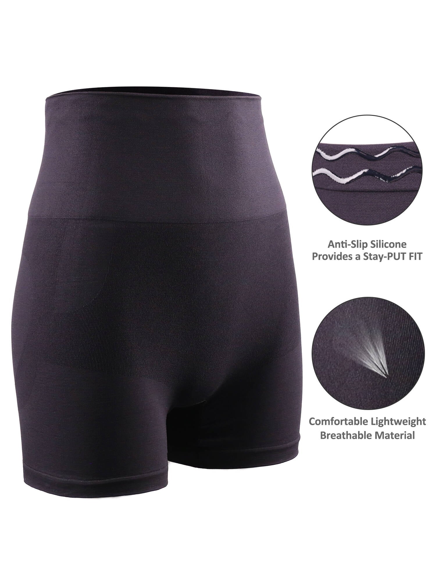 Women'S High-Waist Seamless Body Shaper Briefs Firm Tummy Control Slimming Shapewear Panties Girdle Shaper Shorts