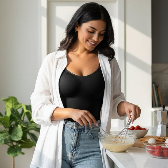 1 Piece Solid Seamless Shaping Shapewear Bodysuit, Tummy Control Butt Lifting Slimmer Body Shaper, Women'S Underwear & Shapewear